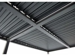 Pergola bioclimatique autoportante en aluminium