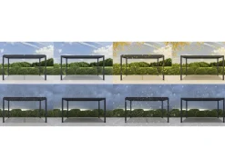 Pergola bioclimatique avec led 