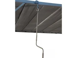 Pergola bioclimatique en tissu "Lodge" 3 x 4 m - Anthracite