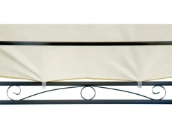Pergola inclinée en métal - 3 x 2,5 m - Beige