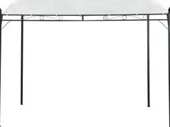 Pergola inclinée en métal - 3 x 2,5 m - Beige