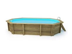 Piscine bois " Brazilia 145 "  5.86 x 3.86 x 1.44 m