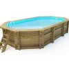 Piscine bois " Brazilia 130 "  5.86 x 3.86 x 1.31 m