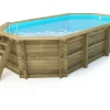 Piscine bois " Florida 130 " - 6.57 x 4.57 x 1.31 m +  Bâche à bulles 180 µ + Bâche hiver 280 gr/m²