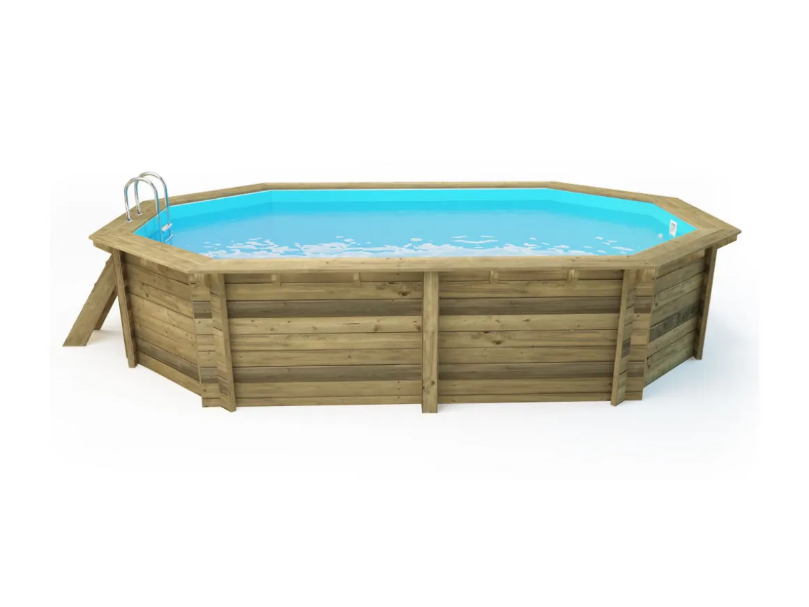 Piscine bois " Miami 120 " - 4.86 x 3.36 x 1.20 m