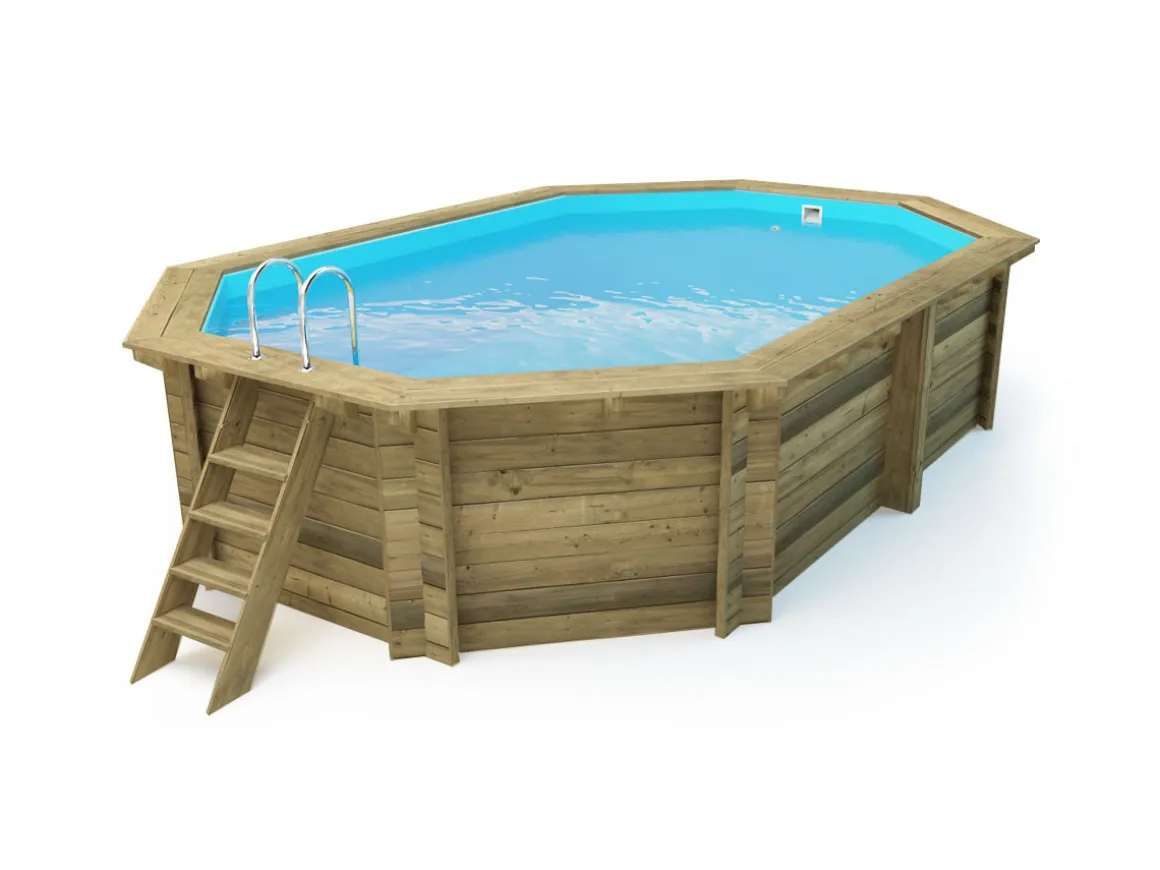 Piscine bois " Miami 120 " - 4.86 x 3.36 x 1.20 m