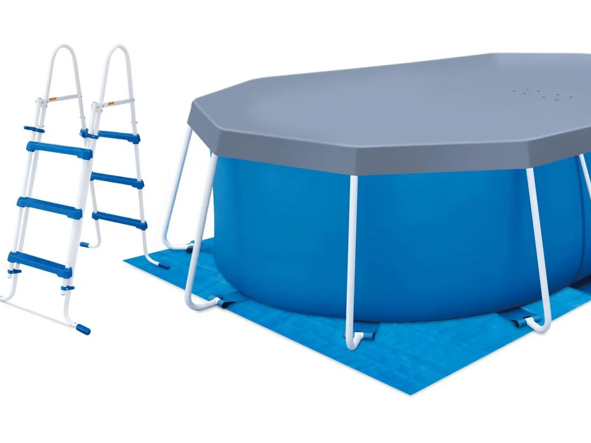 Piscine tubulaire Ovale "Tina" - 4,88 x 3,05 x 1,07 m