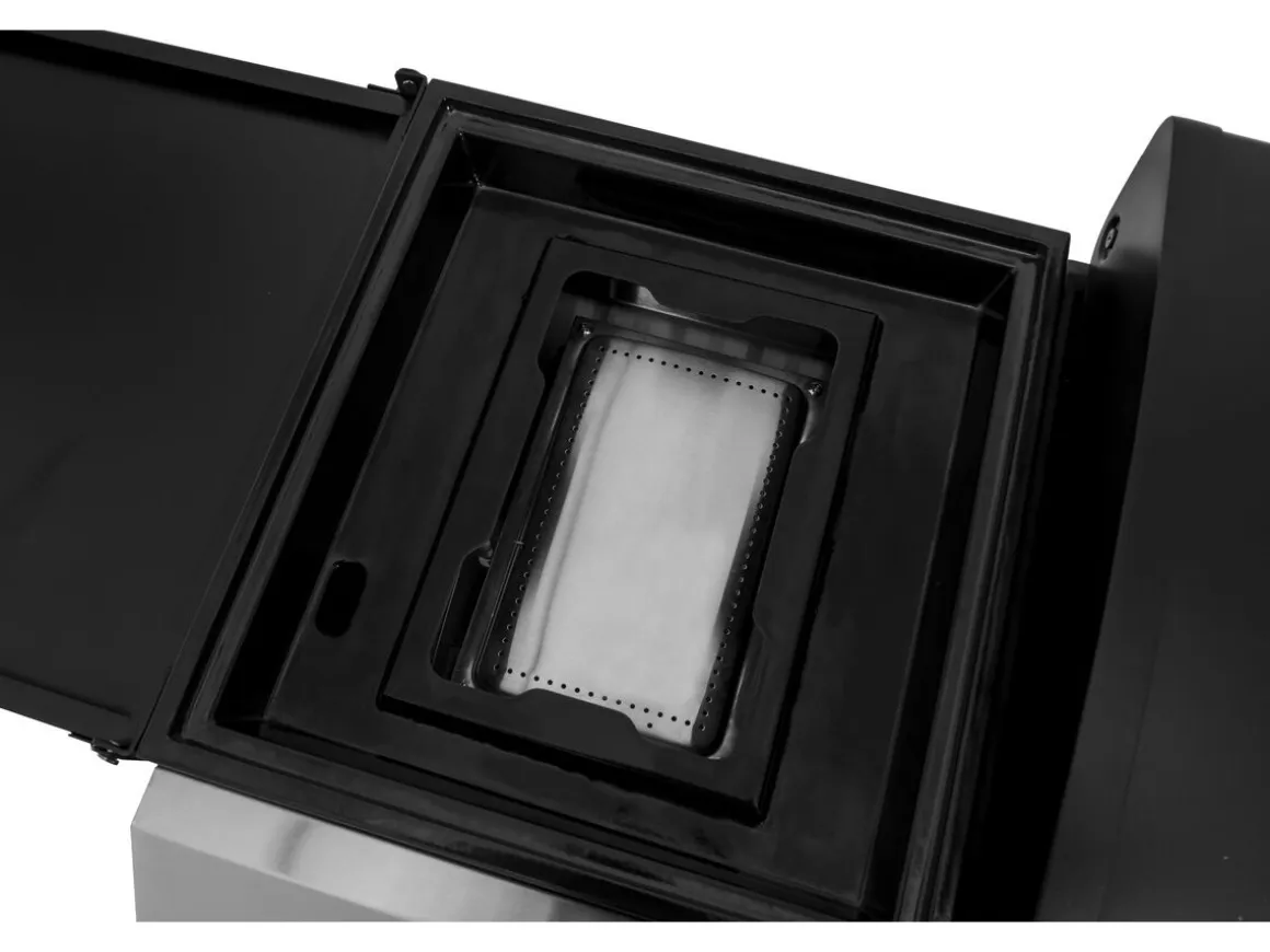 Plancha gaz avec couvercle "Rasio" - 7.5 KW - 3 brûleurs - Noir