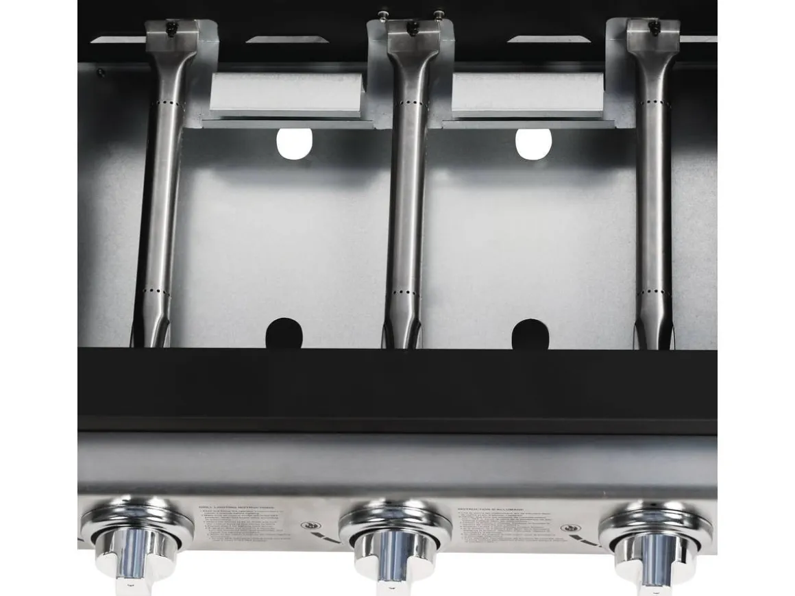 Plancha "Presto 3" - 3 Brûleurs - 7.5kW - Gris