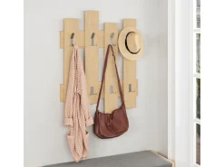 Porte manteau mural en bois