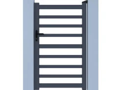 Portillon aluminium ajouré