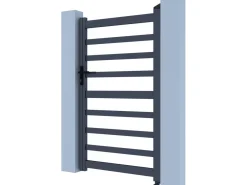 Portillon aluminium ajouré