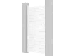 Portillon aluminium "Eric" - 101.2 x 180.9 cm - Blanc
