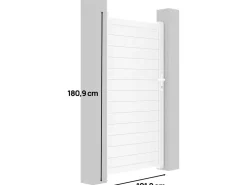 Portillon aluminium 