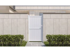Portillon aluminium "Lola" - 101.2 x 180.9 cm - Blanc