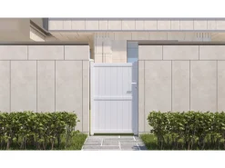 Portillon aluminium "Lola" - 101.2 x 155.9 cm - Blanc