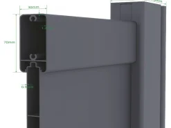 Portillon en aluminium