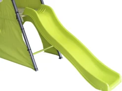 Portique de jeu métal avec toboggan