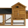 Poulailler "Poulette" avec pondoir en bois - Marron