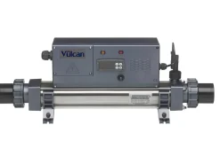 Réchauffeur électrique "Vulcan Digital" - 29 x 24 x 65 cm - 3 kW monophasé - Gris
