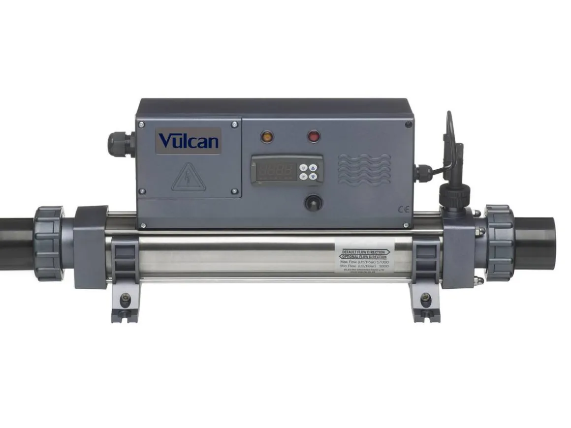 Réchauffeur électrique "Vulcan Digital" - 29 x 24 x 51.5 cm - 12 kW monophasé - Gris