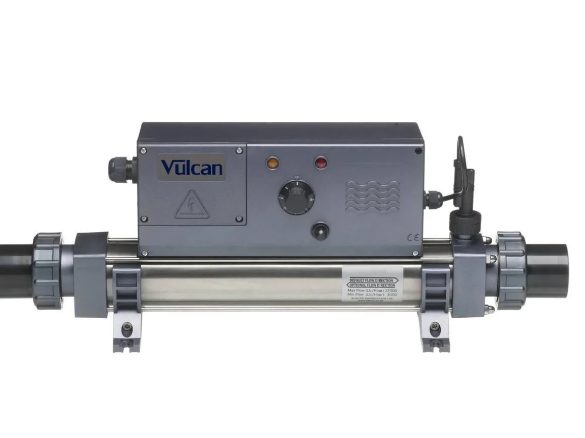 Réchauffeur électrique "Vulcan Analogique" - 29 x 24 x 64.5 cm - 6 kW triphasé - Gris