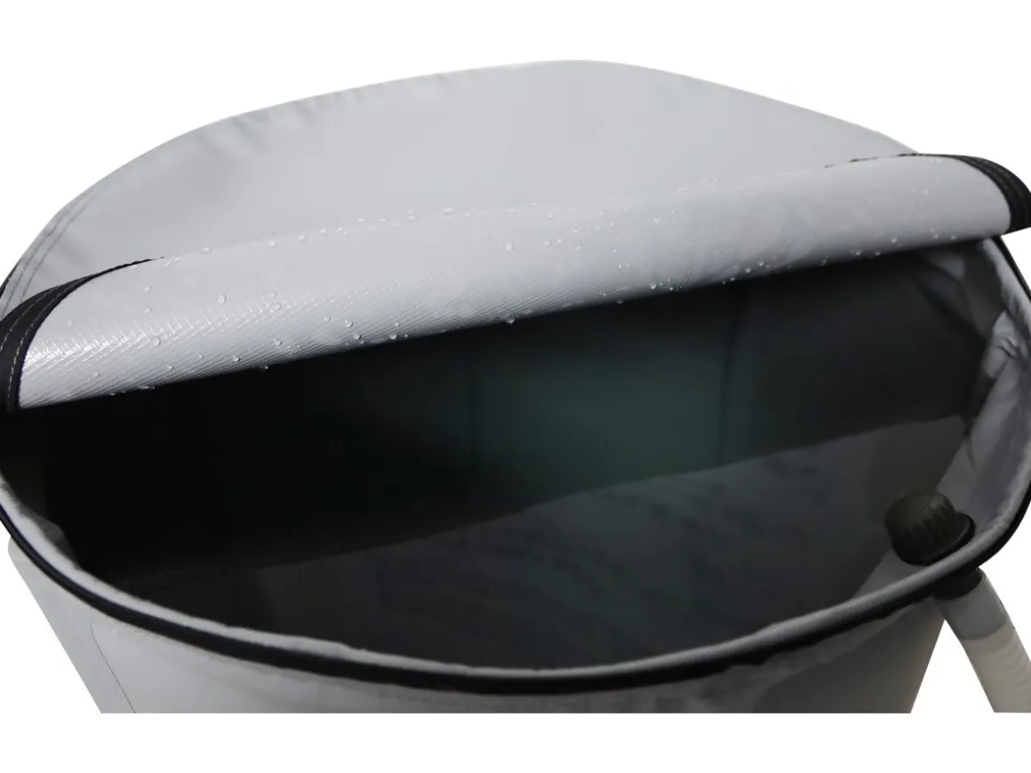 Récupérateur d窶册au souple en PVC 250 L - Gris