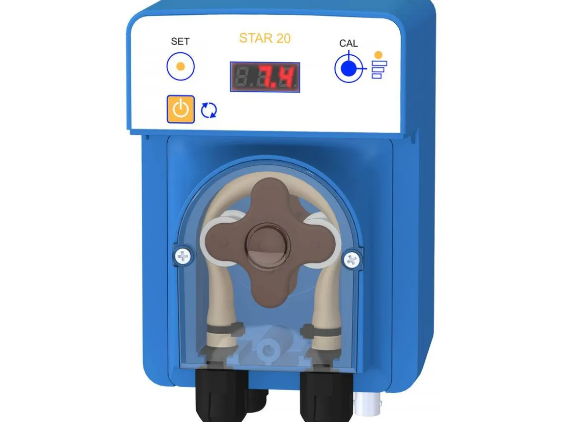 Régulateur autonome de pH "Star pH" - Ecran LCD - Volume 120 m3 - 15 x 19 x 30 cm - Bleu