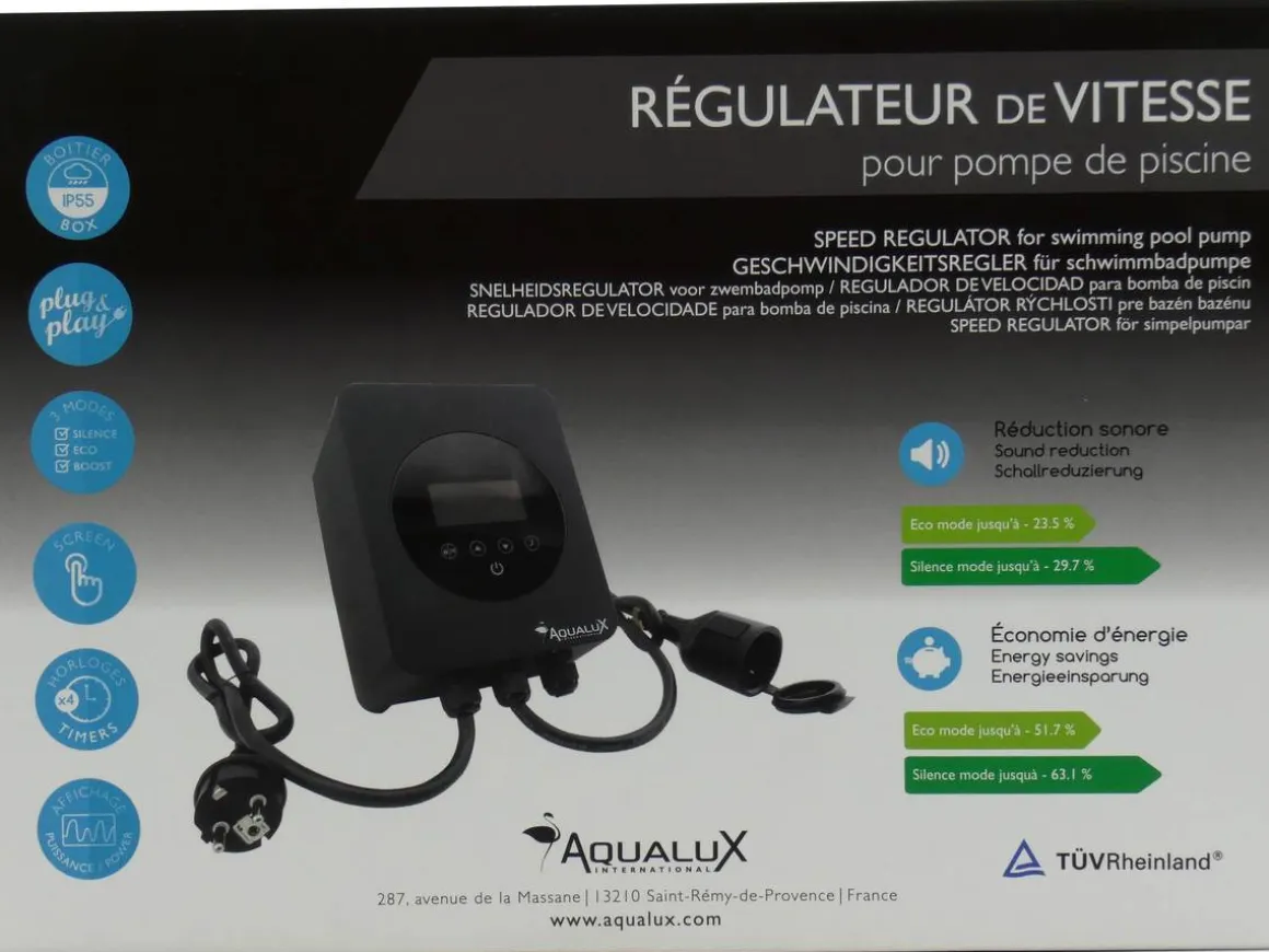 Régulateur de vitesse pour pompe jusqu'à 1.5 CV monophasée