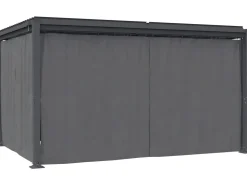 Rideau + moustiquaire pour pergola bioclimatique 