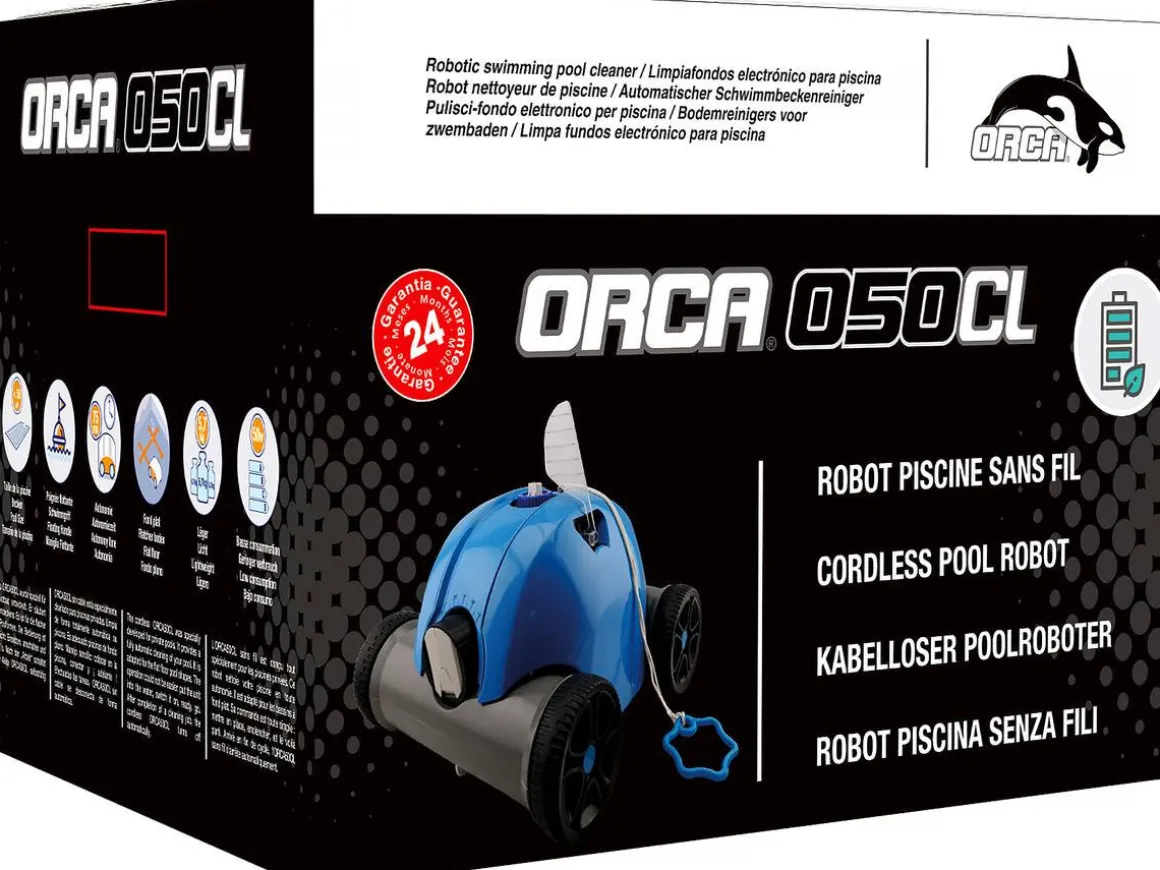 Robot piscine électrique autonome "ORCA 050 CL" - Sans fil