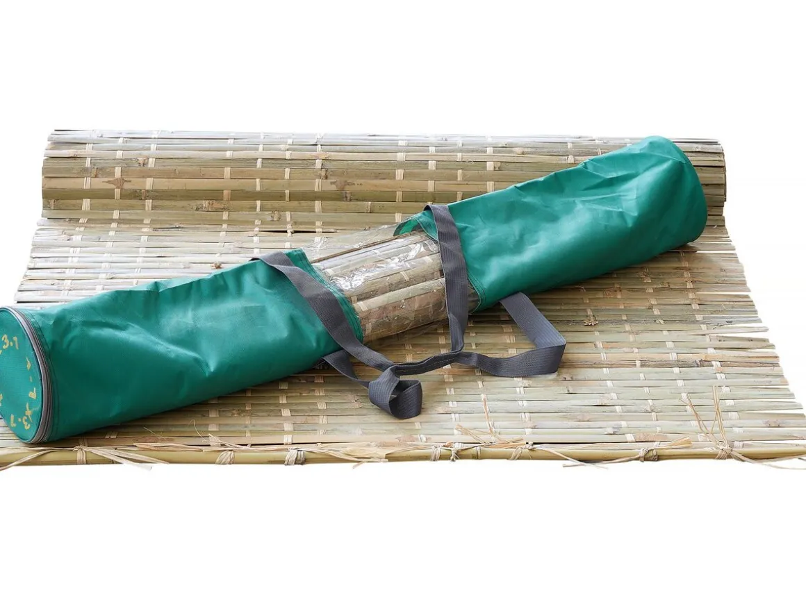 Rouleau de bambou 160 x 310 cm avec fil de coton "Haya"