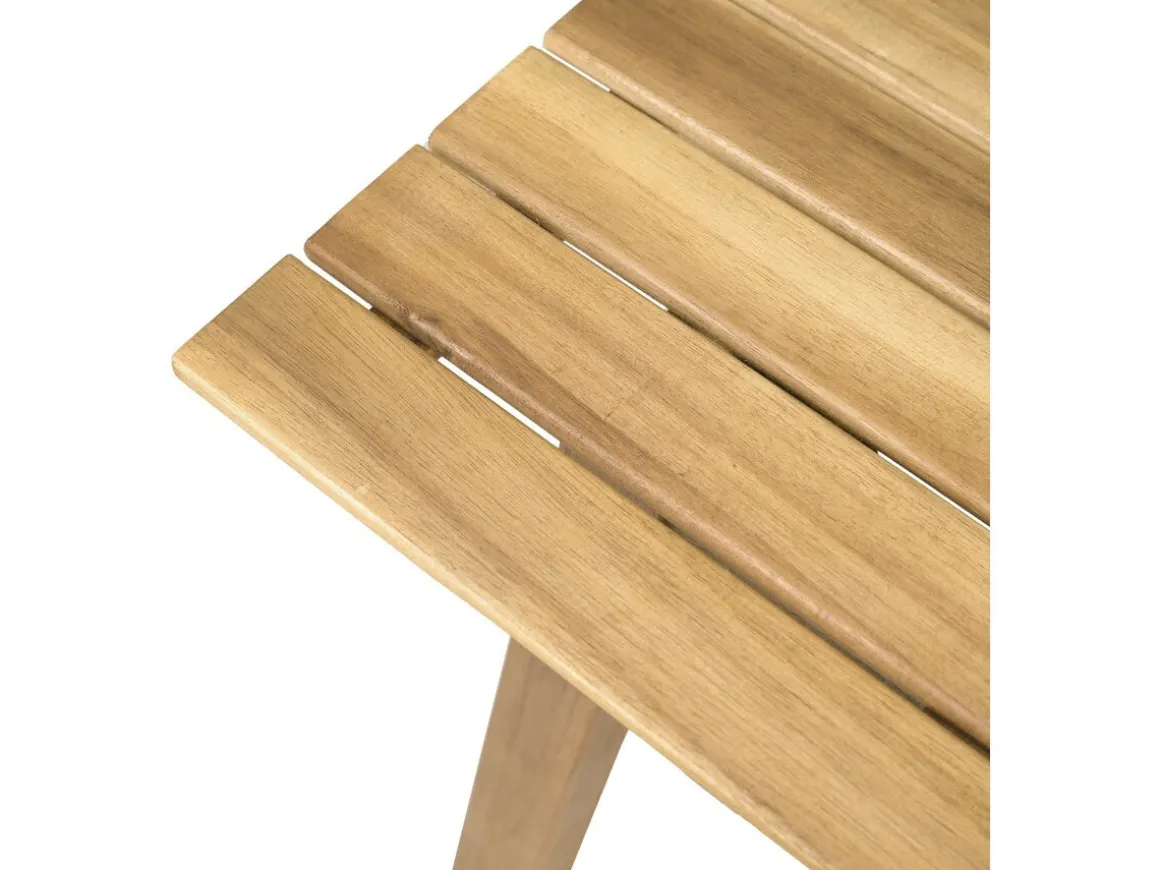 Salon de jardin en bois avec coussins "Beckham" - 4 places - Gris