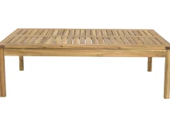 Salon de jardin en bois d'acacia avec coussins 