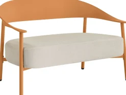 Salon de jardin en métal et plastique