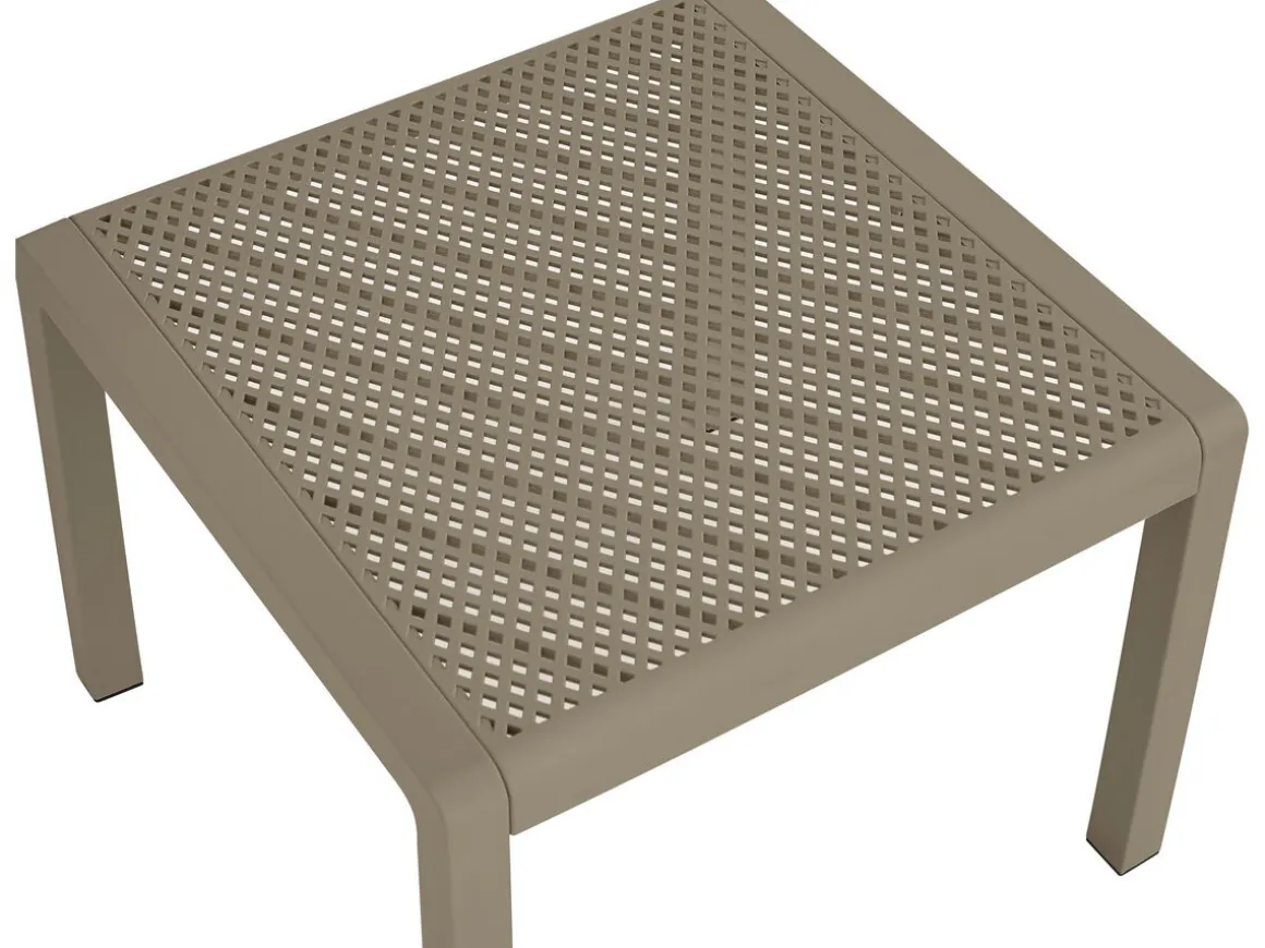Salon de jardin en métal et plastique "Céora" - 2 places - Taupe