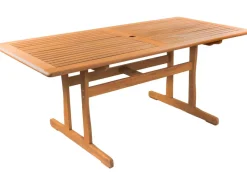 Salon de jardin repas "Séoul" - 1 Table + 8 chaises - Maple - Beige