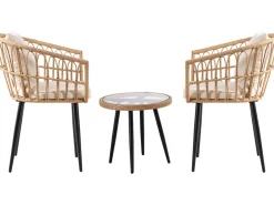 Salon de jardin rotin 
