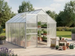 Serre jardin polycarbonate 310 x 190 x 195 cm