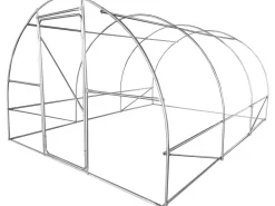 Serre tunelle de jardin avec porte 4 x 3 m