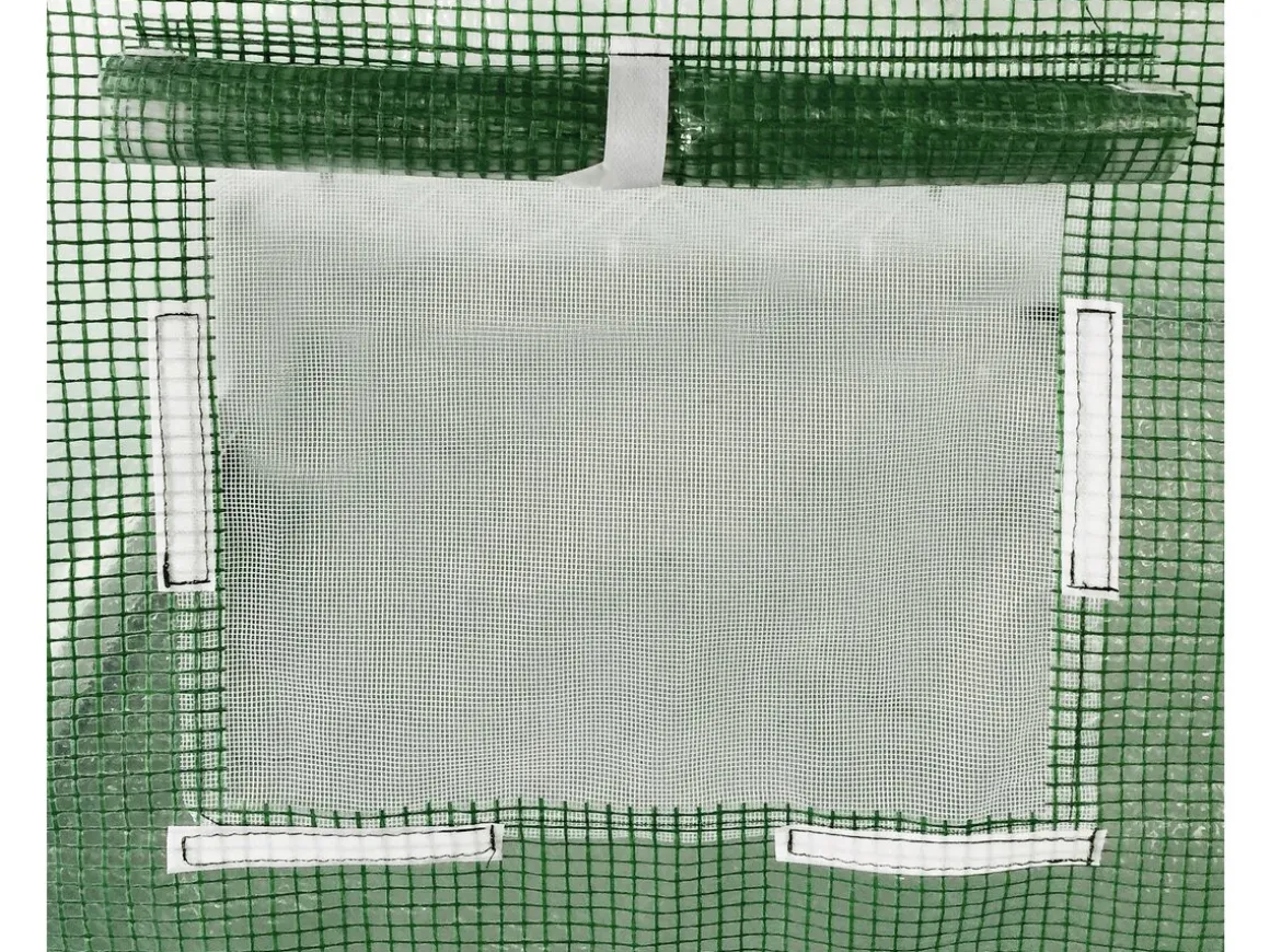 Serre tunelle de jardin 4,5 x 2 m "Lys" - 9 m² - 130g - Vert