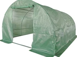 Serre tunelle de jardin 4 x 3 m "Lys" - 12 m² - 140g - Vert
