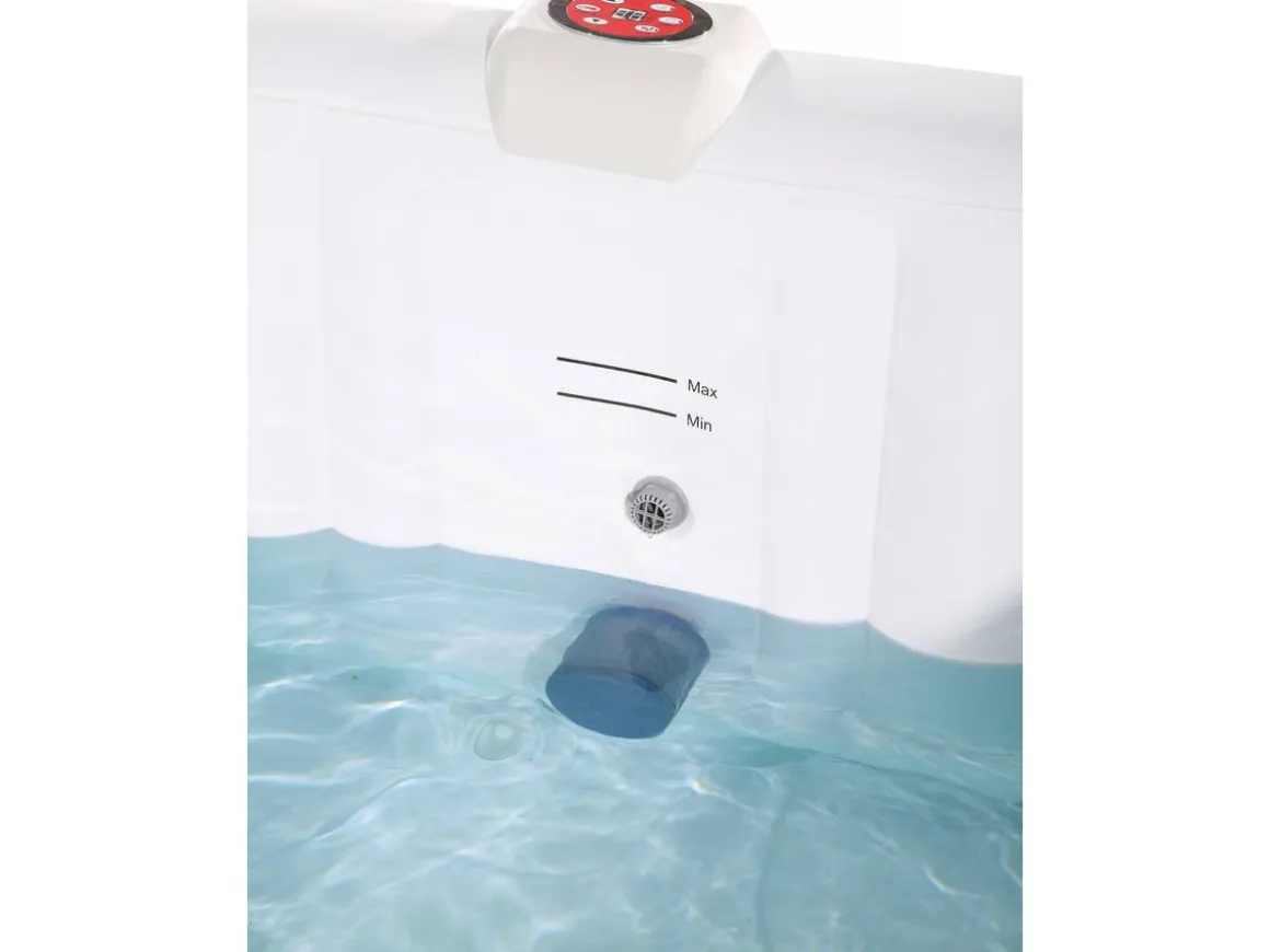 Spa Gonflable Nice en PVC - 6 places - Marron/Crème