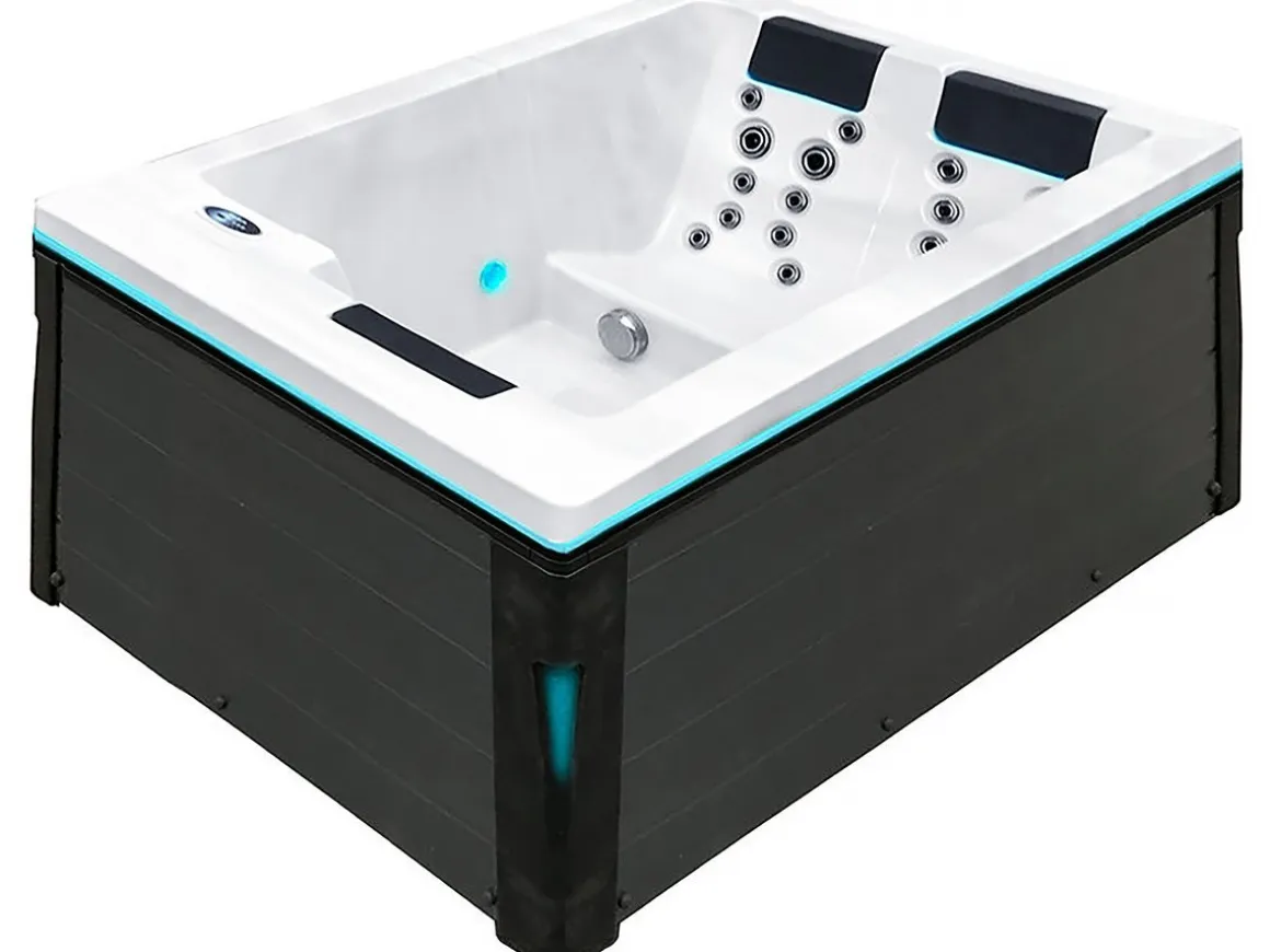Spa " Serene 3 " - 2 places assises + 1 allongée - 2.10 x 1.30 x 0.81 m