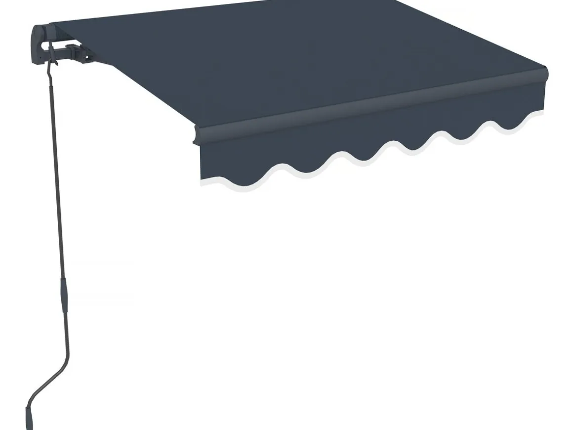 Store banne en aluminium "Ombra 1" - 160 x 120 cm - Gris