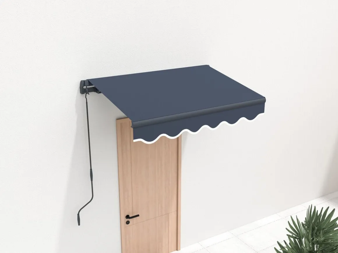 Store banne en aluminium "Ombra 1" - 160 x 120 cm - Gris
