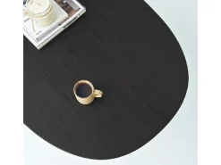 Table basse en bois "Elysia" - 120 x 60 x 40 cm - Noir