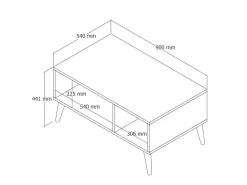 Table basse en bois
