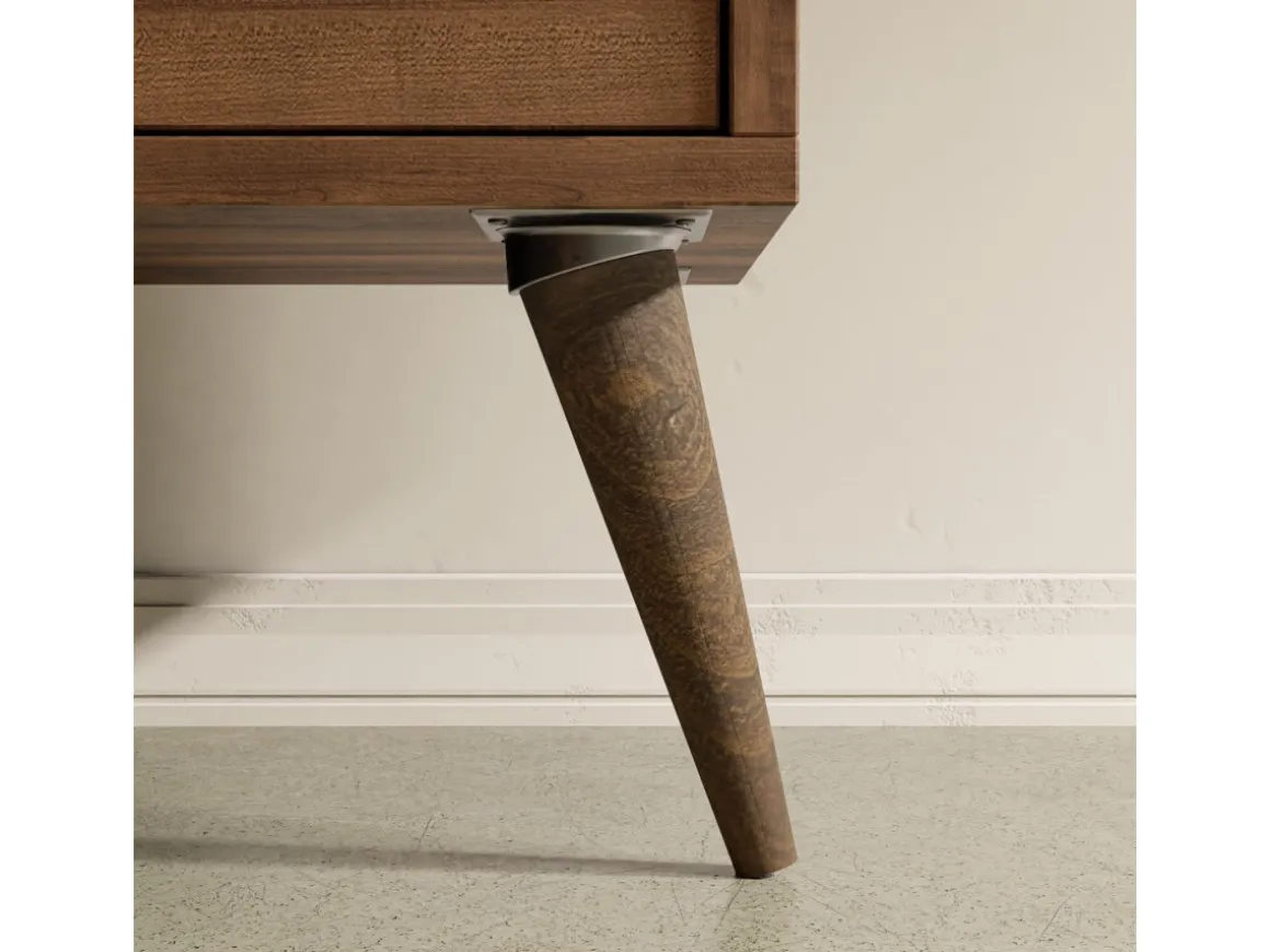 Table basse en bois "Exxen" - 90 x 41 x 54 cm - Gris anthracite