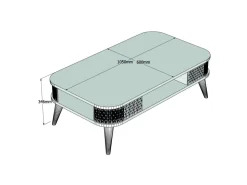 Table basse en bois 